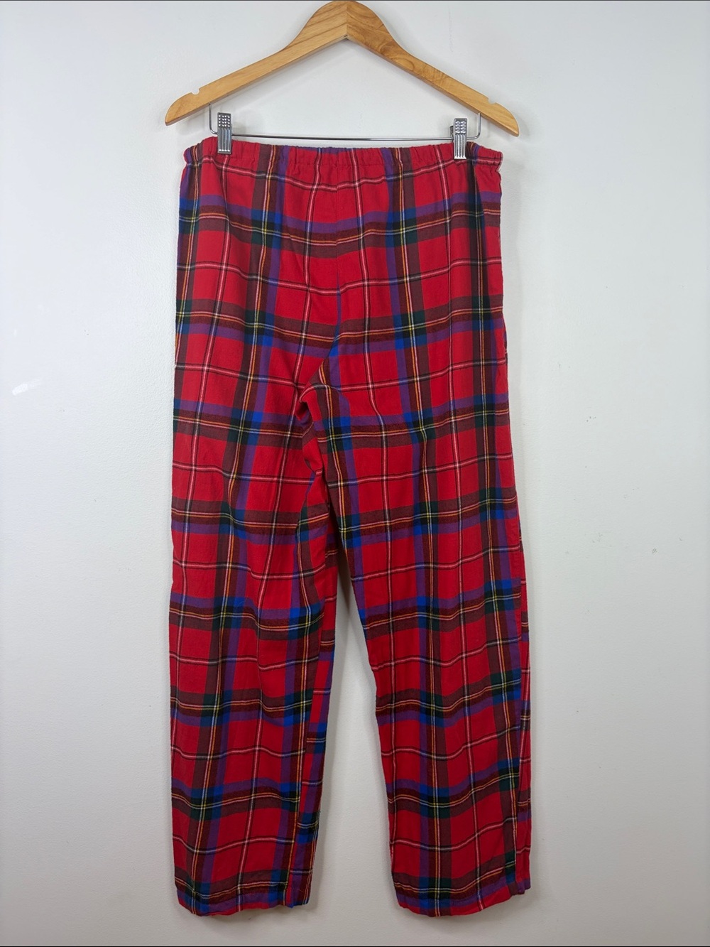 Lauren Ralph Lauren Pajamas Womens Large Red Tartan Plaid Cotton Flannel PJs - Picture 11 of 15